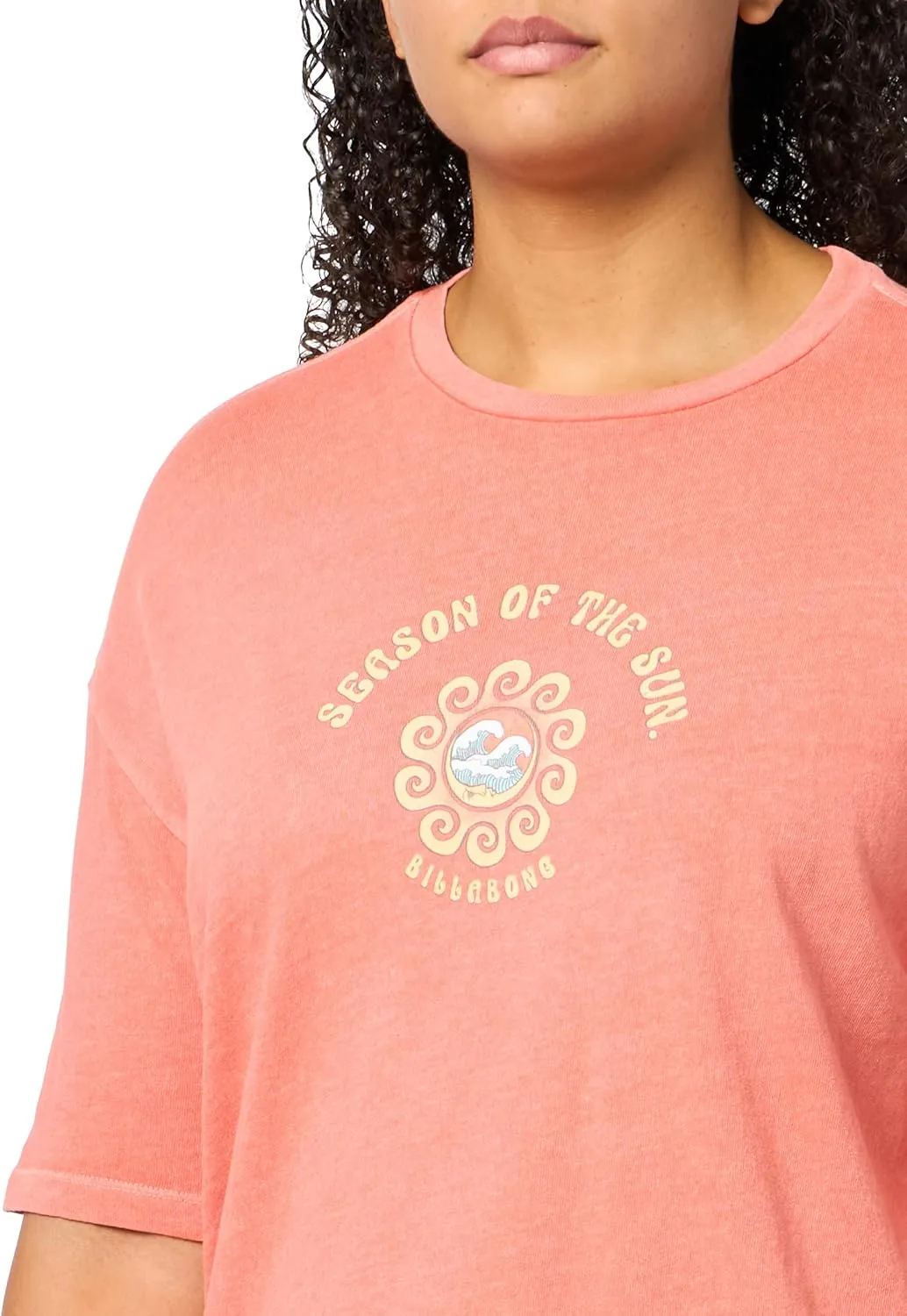 Billabong Women's Premium Short Sleeve Logo Graphic Tee