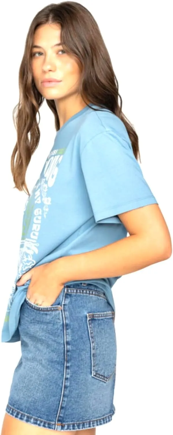 Billabong Women's Premium Short Sleeve Logo Graphic Tee
