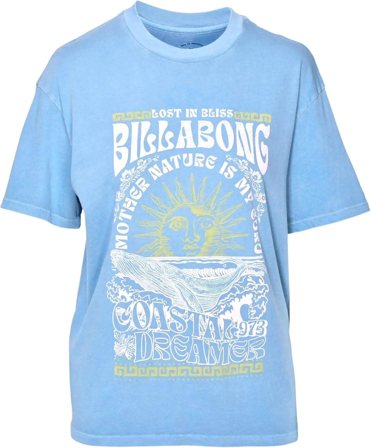 Billabong Women's Premium Short Sleeve Logo Graphic Tee