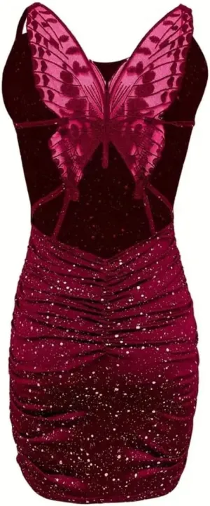 Butterfly Bodycon Dress