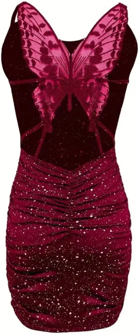 Butterfly Bodycon Dress
