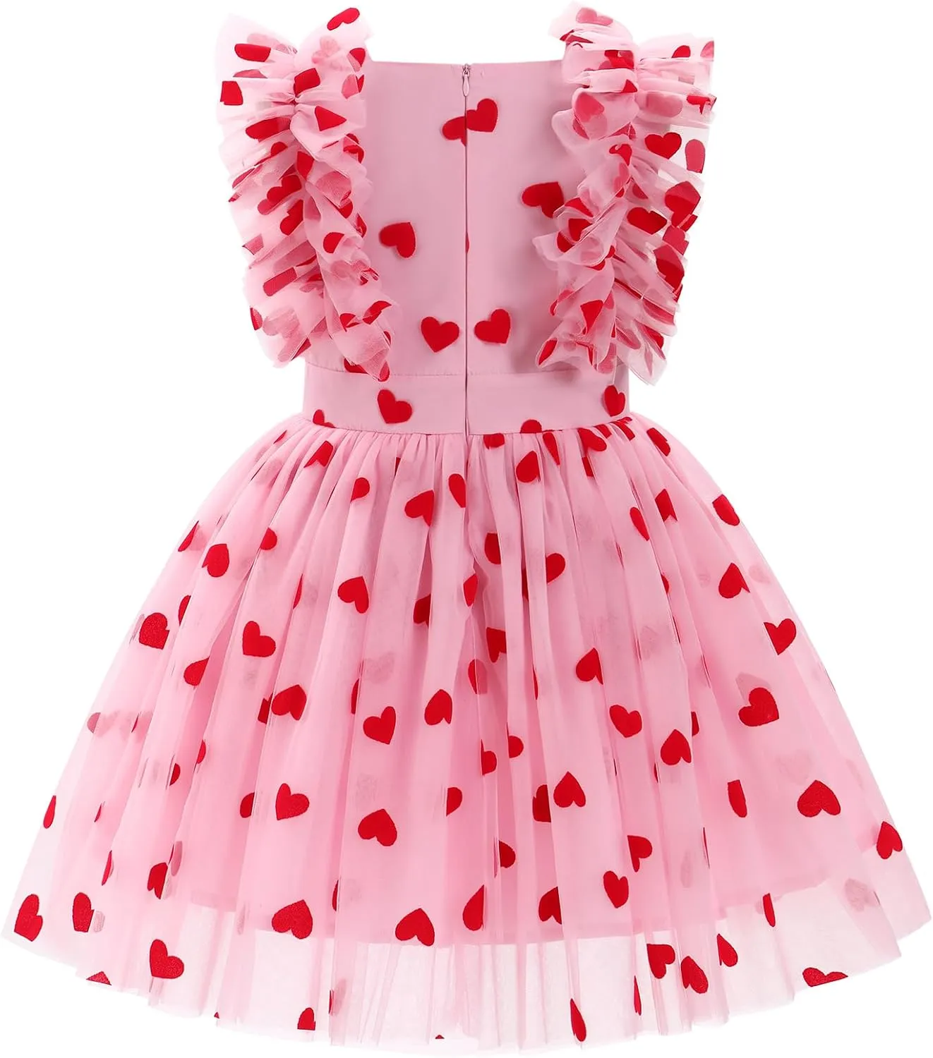 Girls Birthday Party Dress Butterfly Daisy Polka Dots Embroidery Princess Tulle Wedding Pageant Evening Gown