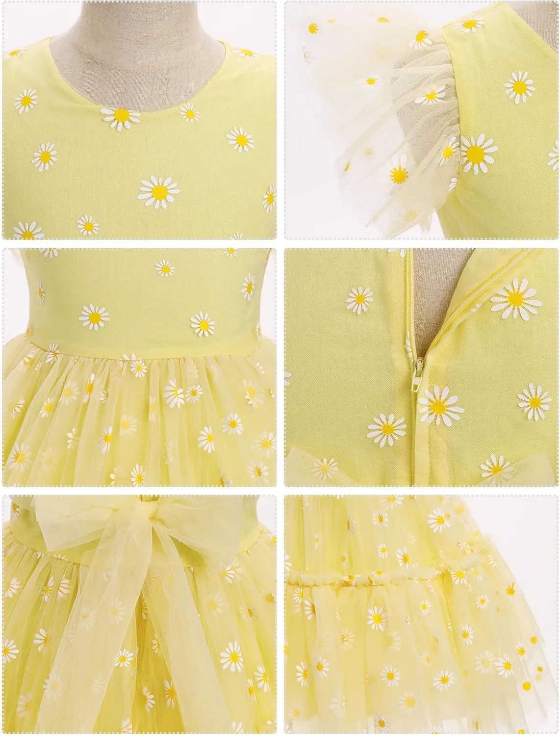 Girls Sequin Dress Toddler Shiny Rainbow Stars Tulle Dresses Ruffle Sleeve Birthday Party Photo Shoot Sparkly Dresses