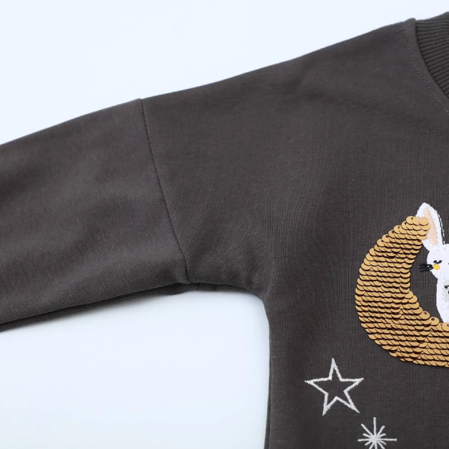 HILEELANG Toddler Girl Long Sleeve Dress Cotton Casual Jersey Shirt Playwear Applique Dress