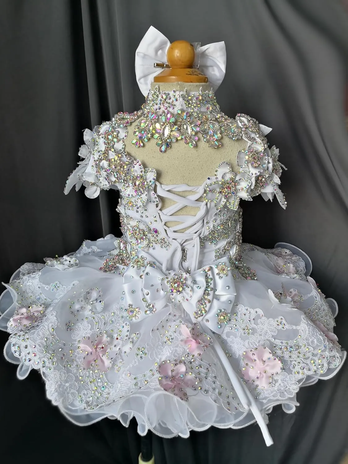 Jenniferwu Pageant Dress Handmade Beaded Dresses Toddler Pageant Princess Dress