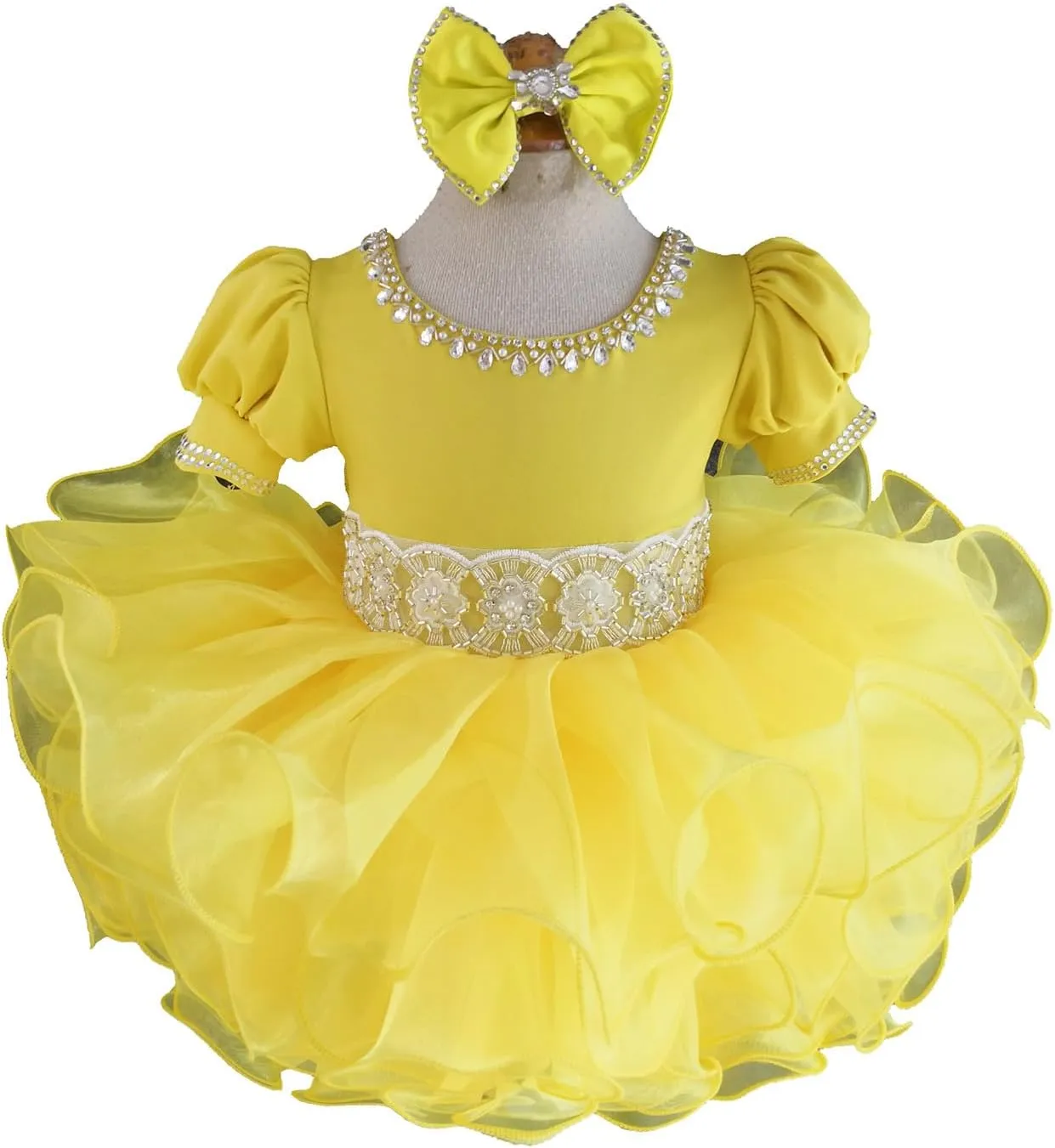 Jenniferwu Pageant Dress Handmade Beaded Dresses Toddler Pageant Princess Dress