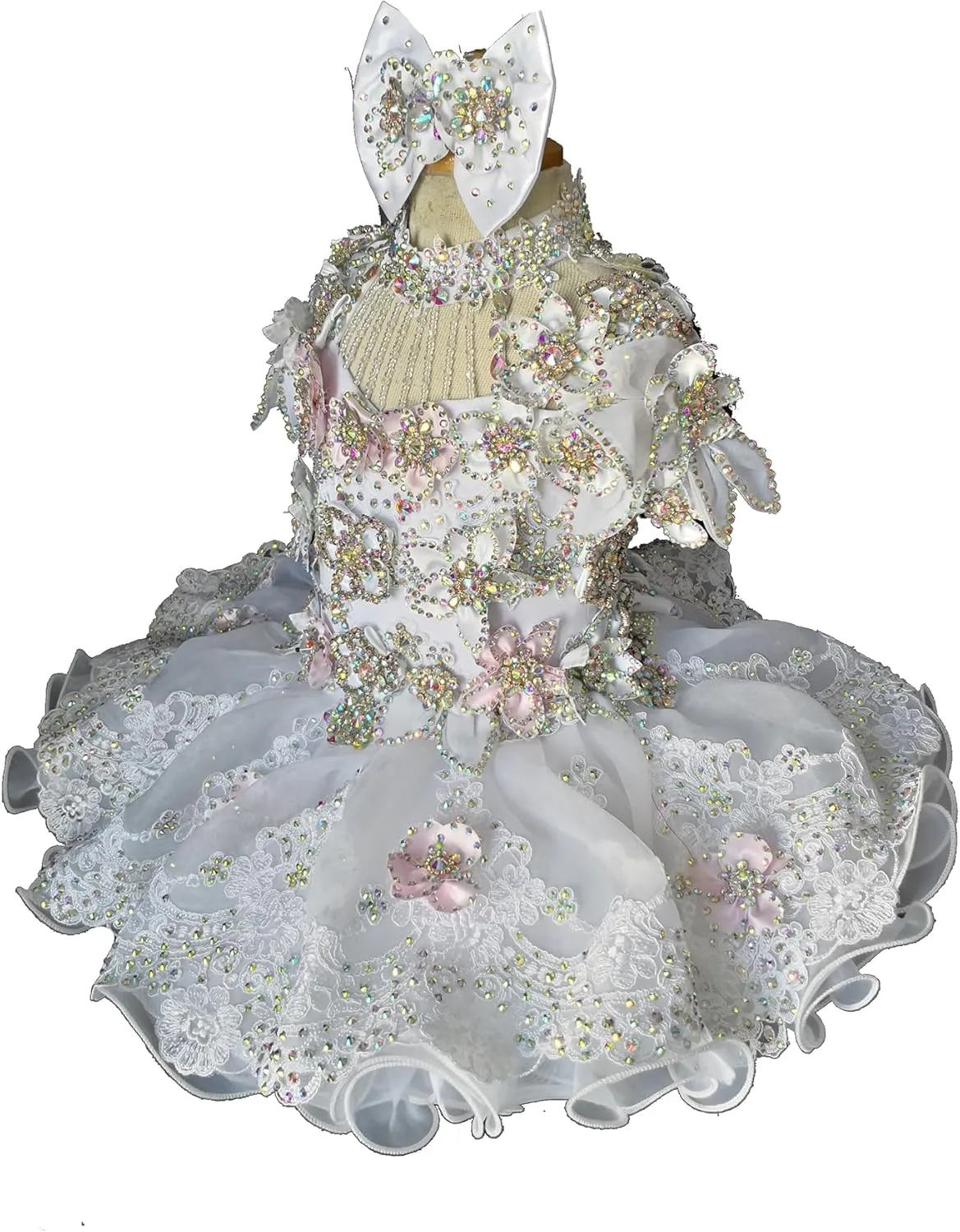 Jenniferwu Pageant Dress Handmade Beaded Dresses Toddler Pageant Princess Dress