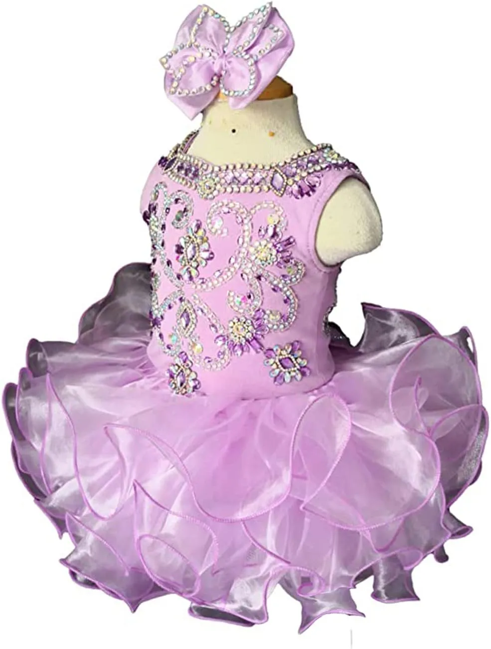 Jenniferwu Pageant Dress Handmade Beaded Dresses Toddler Pageant Princess Dress