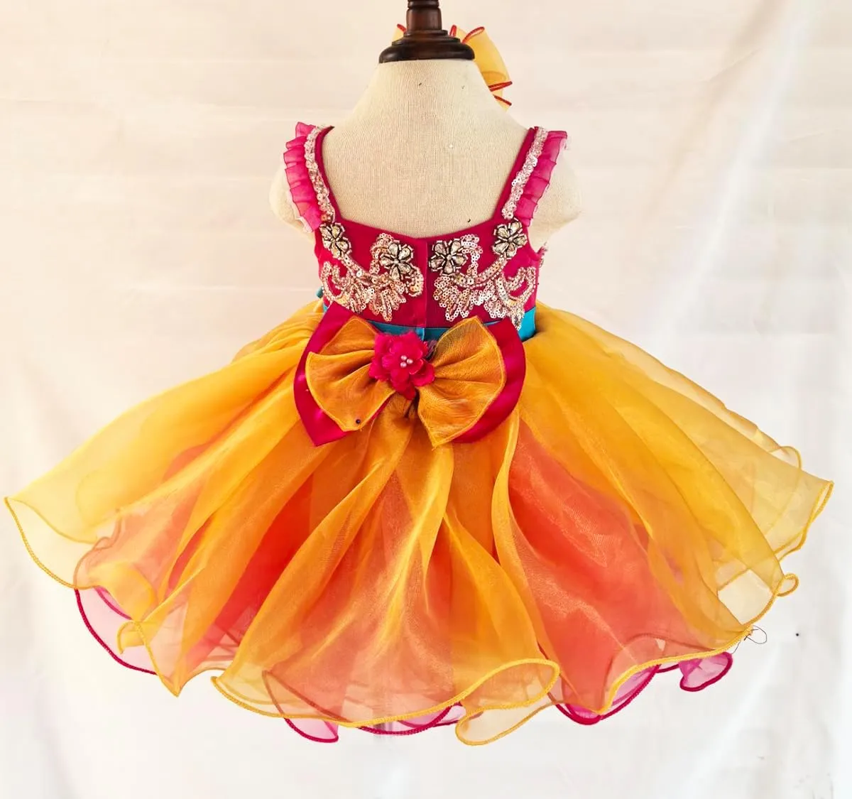 Jenniferwu Pageant Dress Handmade Beaded Dresses Toddler Pageant Princess Dress