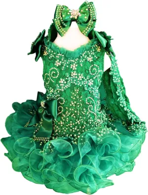 Jenniferwu Pageant Dress Handmade Beaded Dresses Toddler Pageant Princess Dress