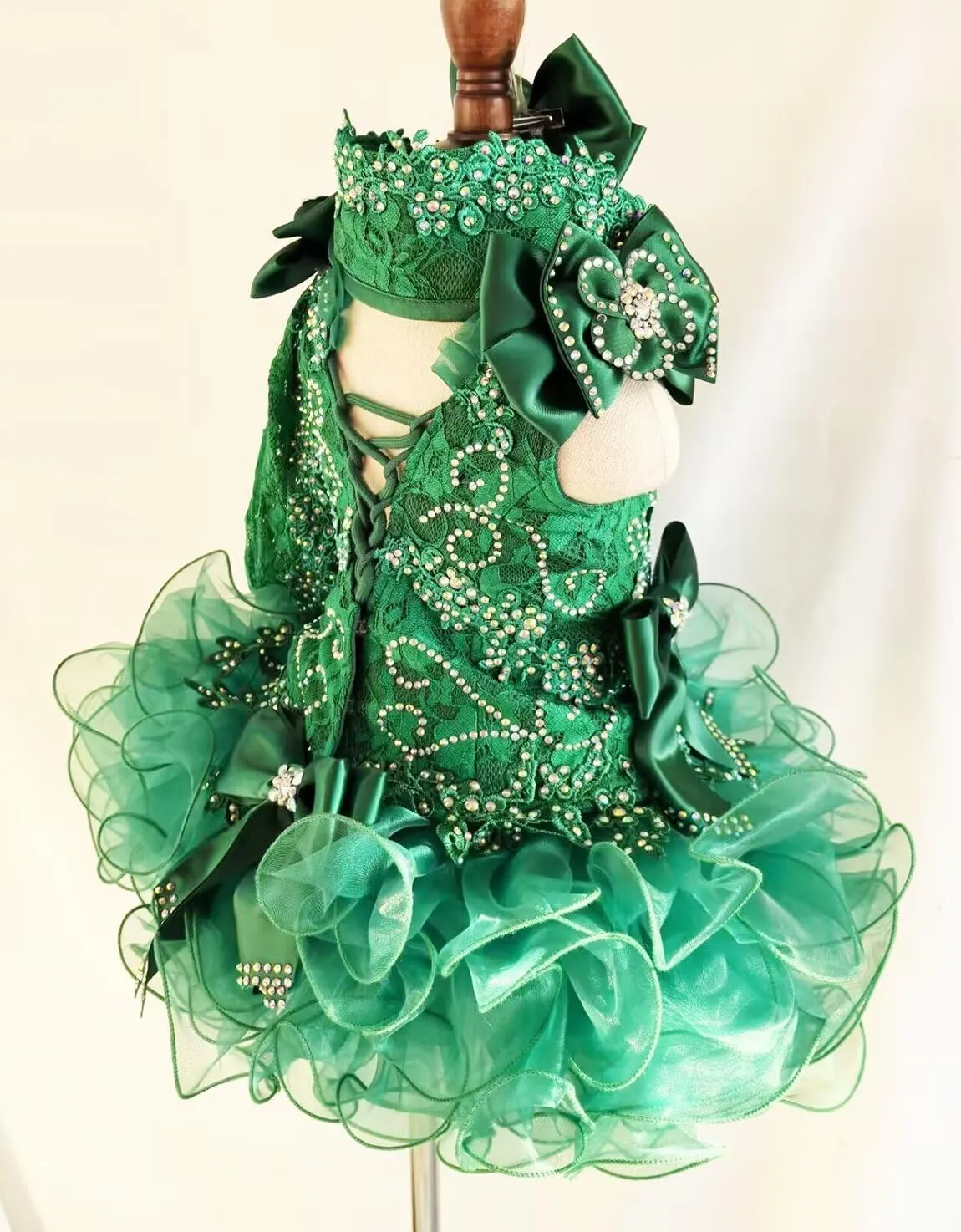 Jenniferwu Pageant Dress Handmade Beaded Dresses Toddler Pageant Princess Dress