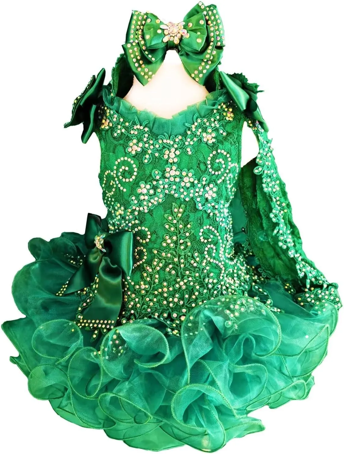 Jenniferwu Pageant Dress Handmade Beaded Dresses Toddler Pageant Princess Dress