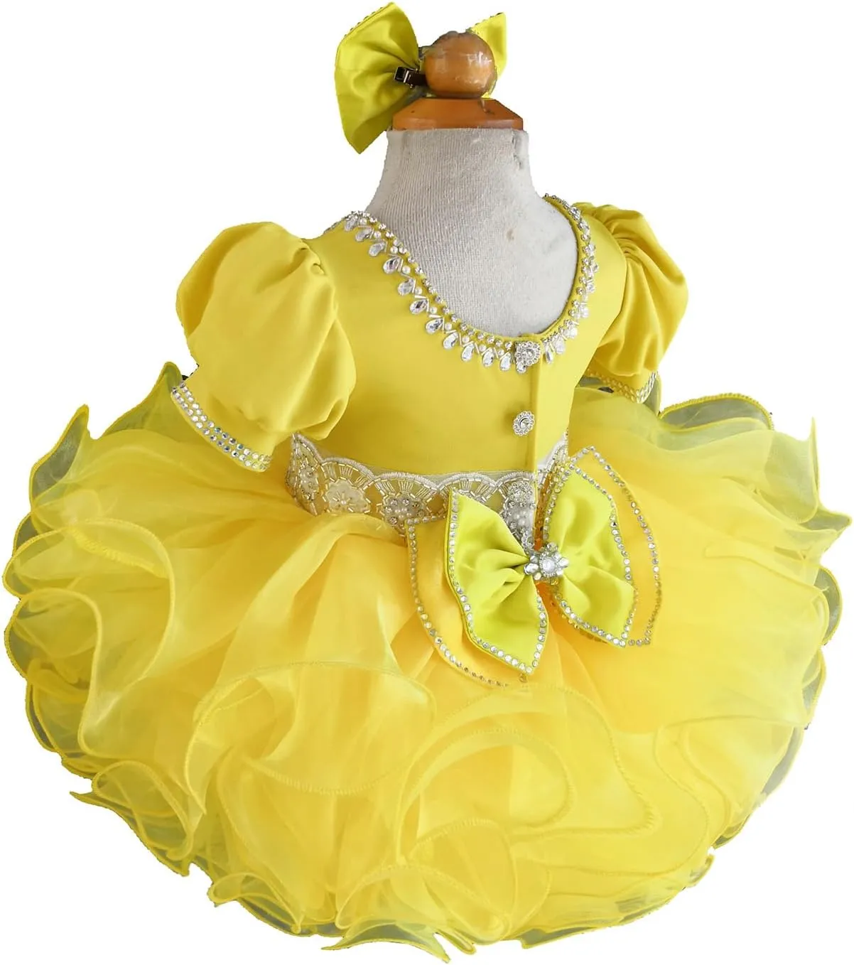 Jenniferwu Pageant Dress Handmade Beaded Dresses Toddler Pageant Princess Dress