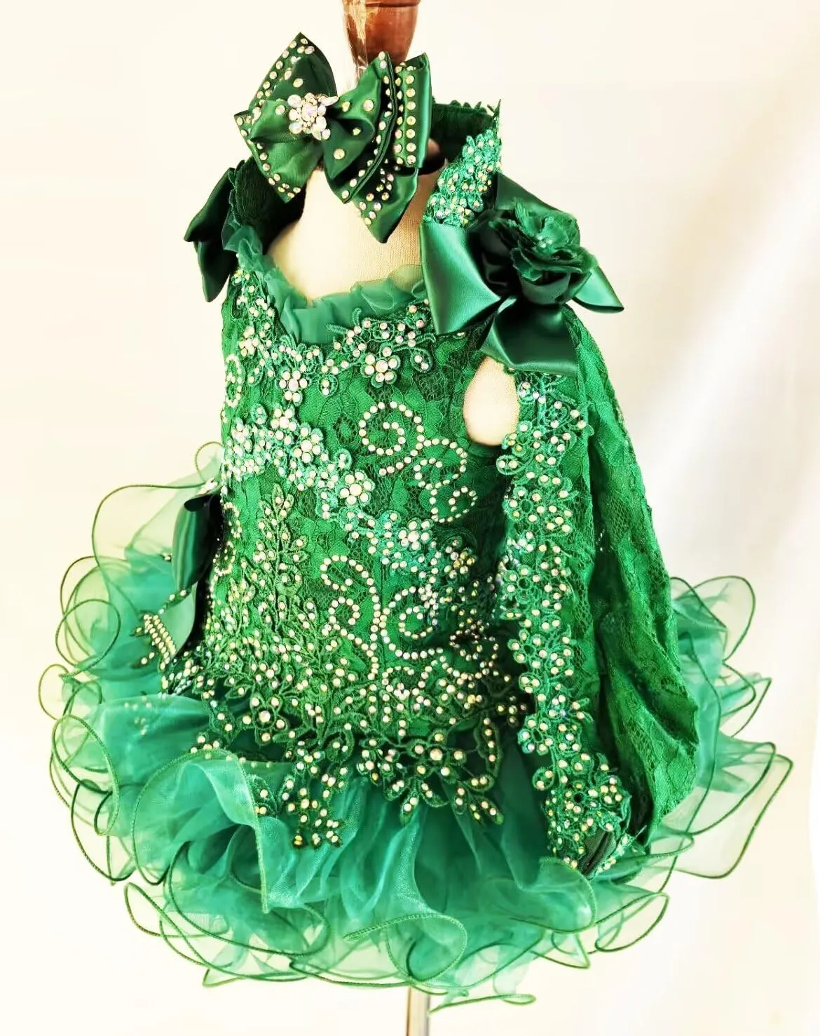 Jenniferwu Pageant Dress Handmade Beaded Dresses Toddler Pageant Princess Dress