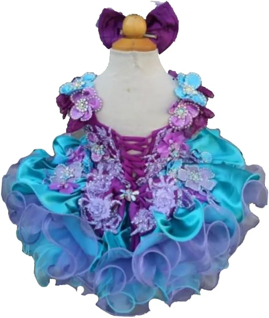 Jenniferwu Pageant Dress Handmade Beaded Dresses Toddler Pageant Princess Dress