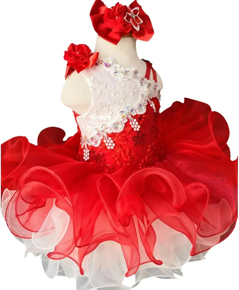 Jenniferwu Pageant Dress Handmade Beaded Dresses Toddler Pageant Princess Dress