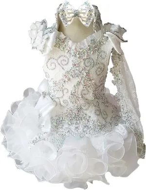 Jenniferwu Pageant Dress Handmade Beaded Dresses Toddler Pageant Princess Dress