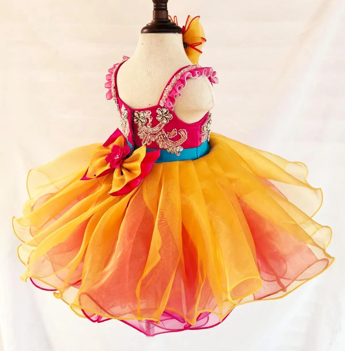 Jenniferwu Pageant Dress Handmade Beaded Dresses Toddler Pageant Princess Dress