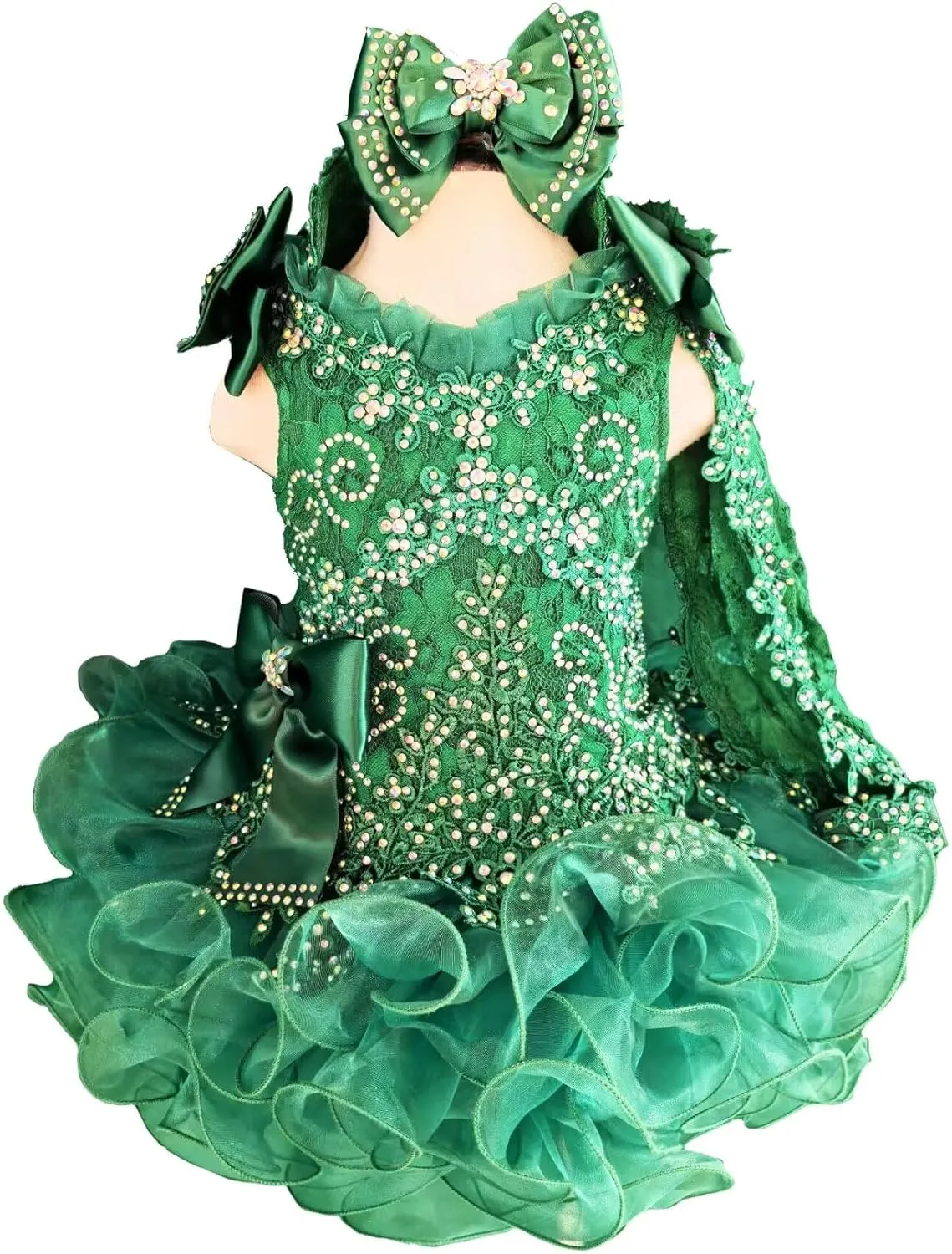 Jenniferwu Pageant Dress Handmade Beaded Dresses Toddler Pageant Princess Dress
