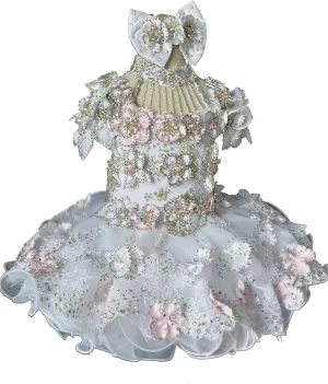Jenniferwu Pageant Dress Handmade Beaded Dresses Toddler Pageant Princess Dress