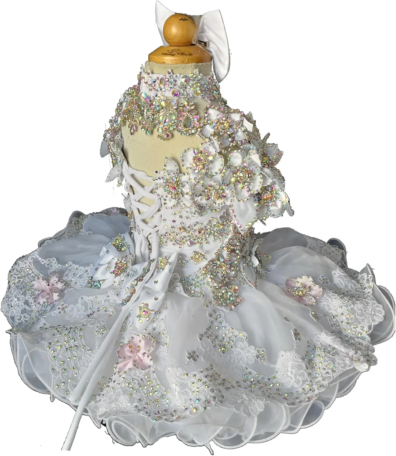 Jenniferwu Pageant Dress Handmade Beaded Dresses Toddler Pageant Princess Dress