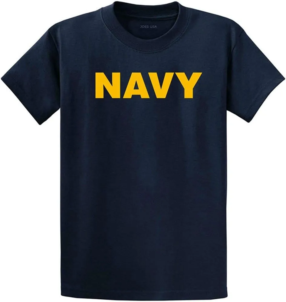 Joe's USA Custom Graphic Heavyweight Cotton T-Shirts in Regular, Big and Tall