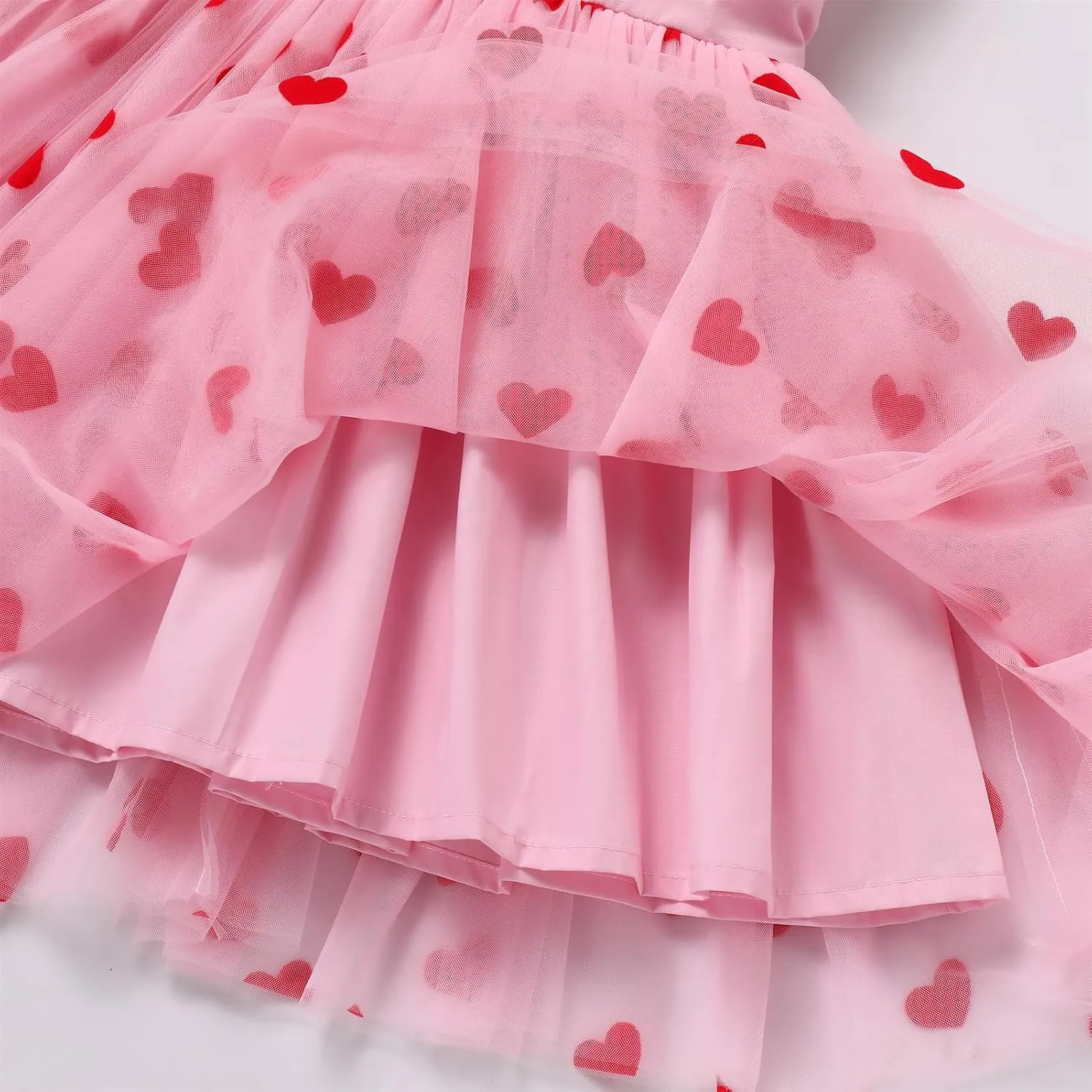 Kids Girls Confetti Birthday Princess Dress Ruffle Sleeve Boho Cake Smash Photo Shoot Outfit 3-10T