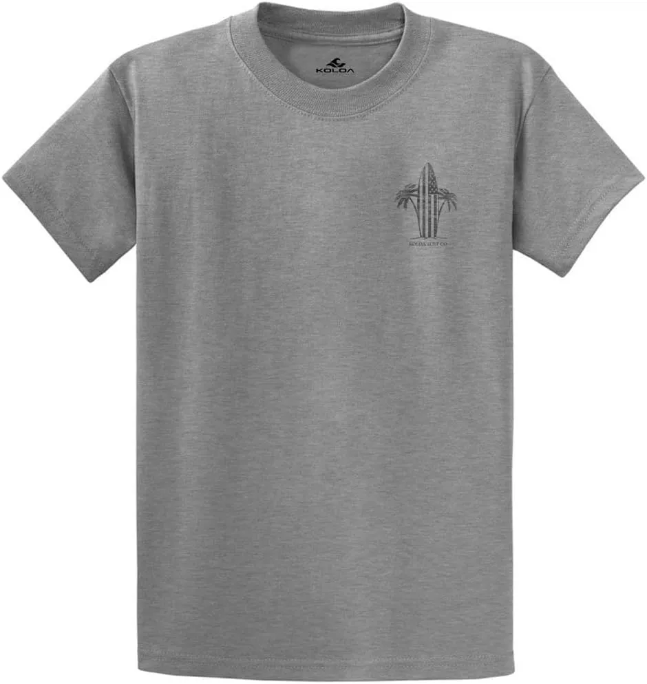 Koloa Surf Men's Retro USA Surfboards Heavyweight Cotton Tee