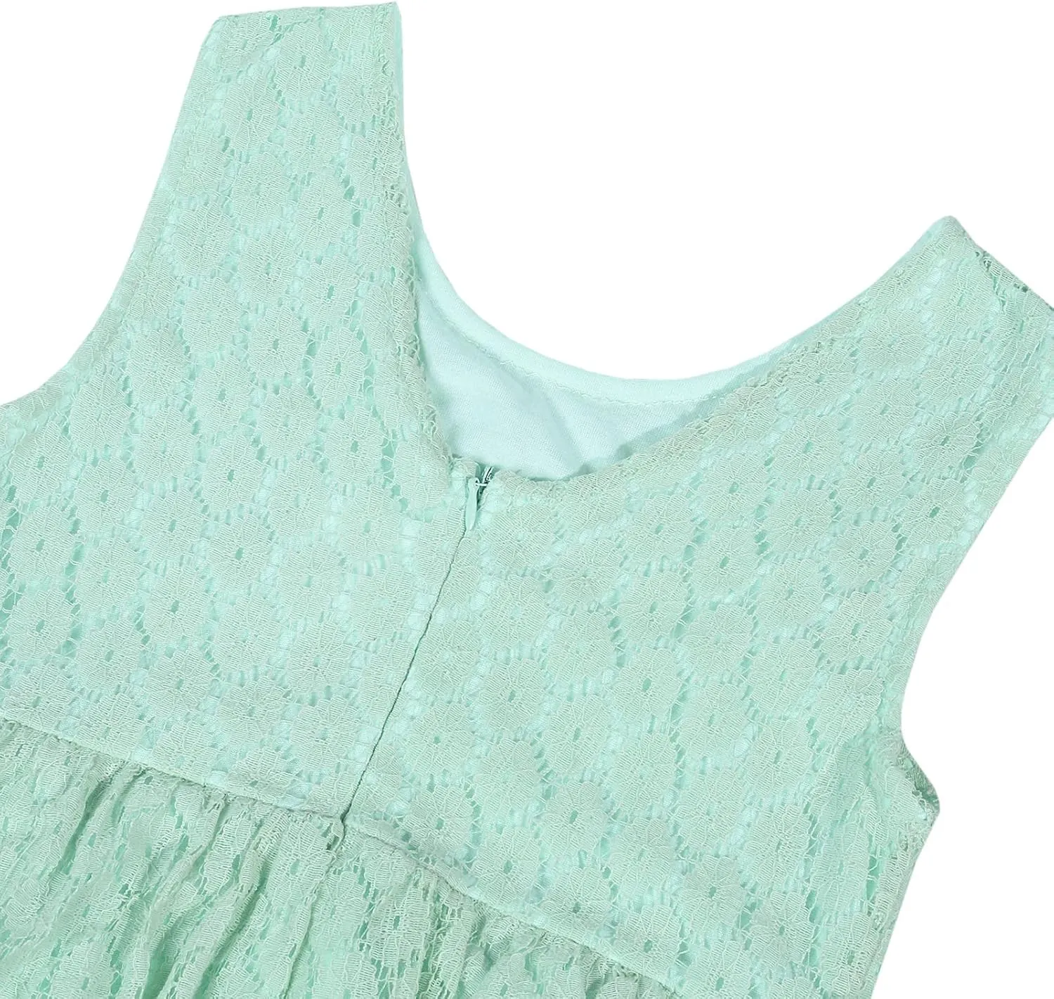 Lace Flower Girl Dress Princess Dress 2-14 Years Children Clothes Kids Party Clothing