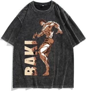 Men's 90s Vintage Anime Graphic Shirts Summer Casual Hip Hop Tee Streetwear Harajuku Top Tshirt Y2K Tops