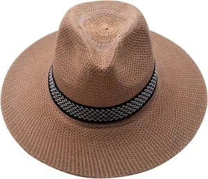 Mens Fedora Hats Summer Men’s Or Women's Hat Summer Sun Hat Beach Hat Male Casual Sun Jazz Band Hat Mens Outdoor