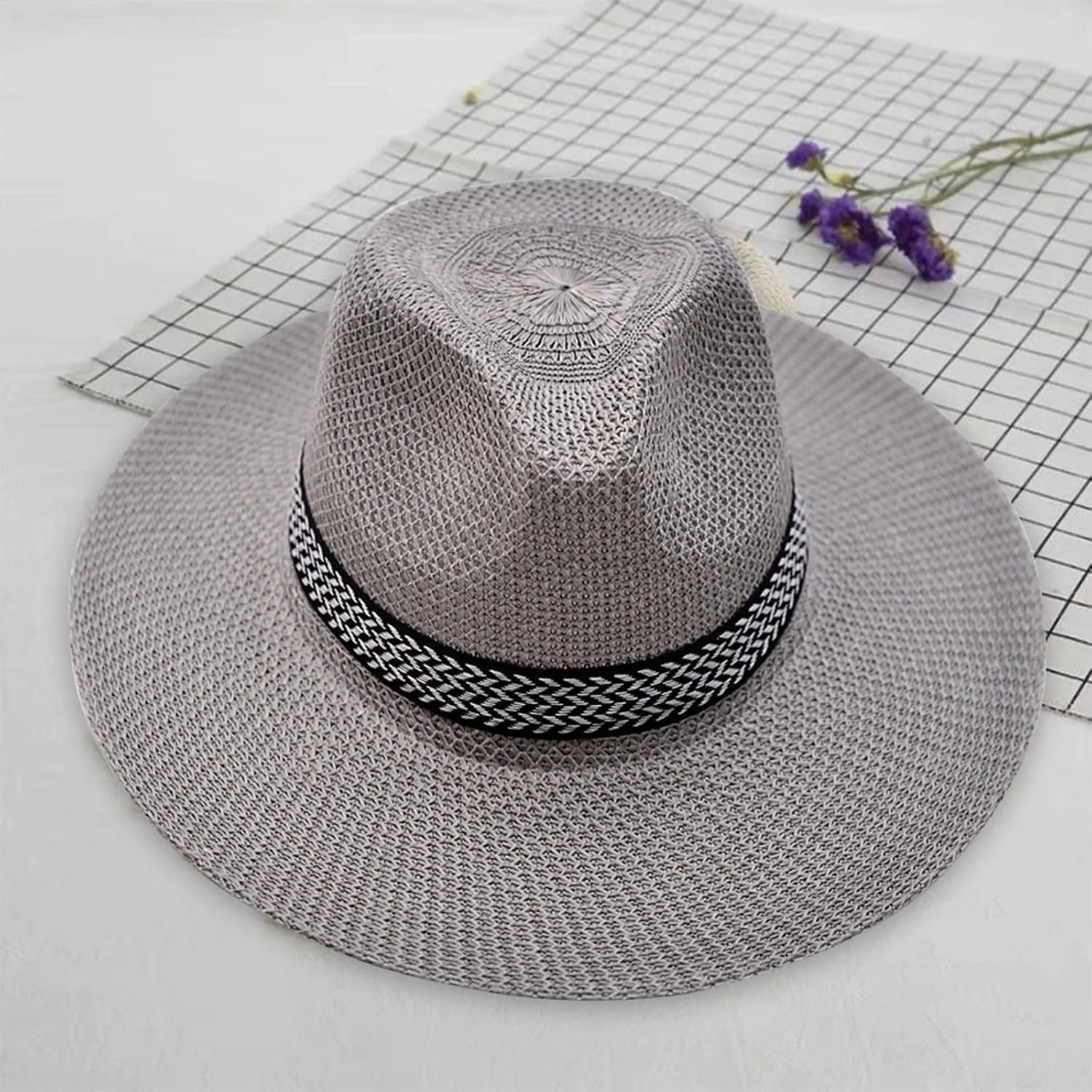 Mens Fedora Hats Summer Men’s Or Women's Hat Summer Sun Hat Beach Hat Male Casual Sun Jazz Band Hat Mens Outdoor