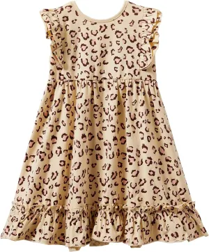 Mud Kingdom Girls Dress 4th of July Cute Independence Day American Flag Ruffle Sleeve Summer Holiday