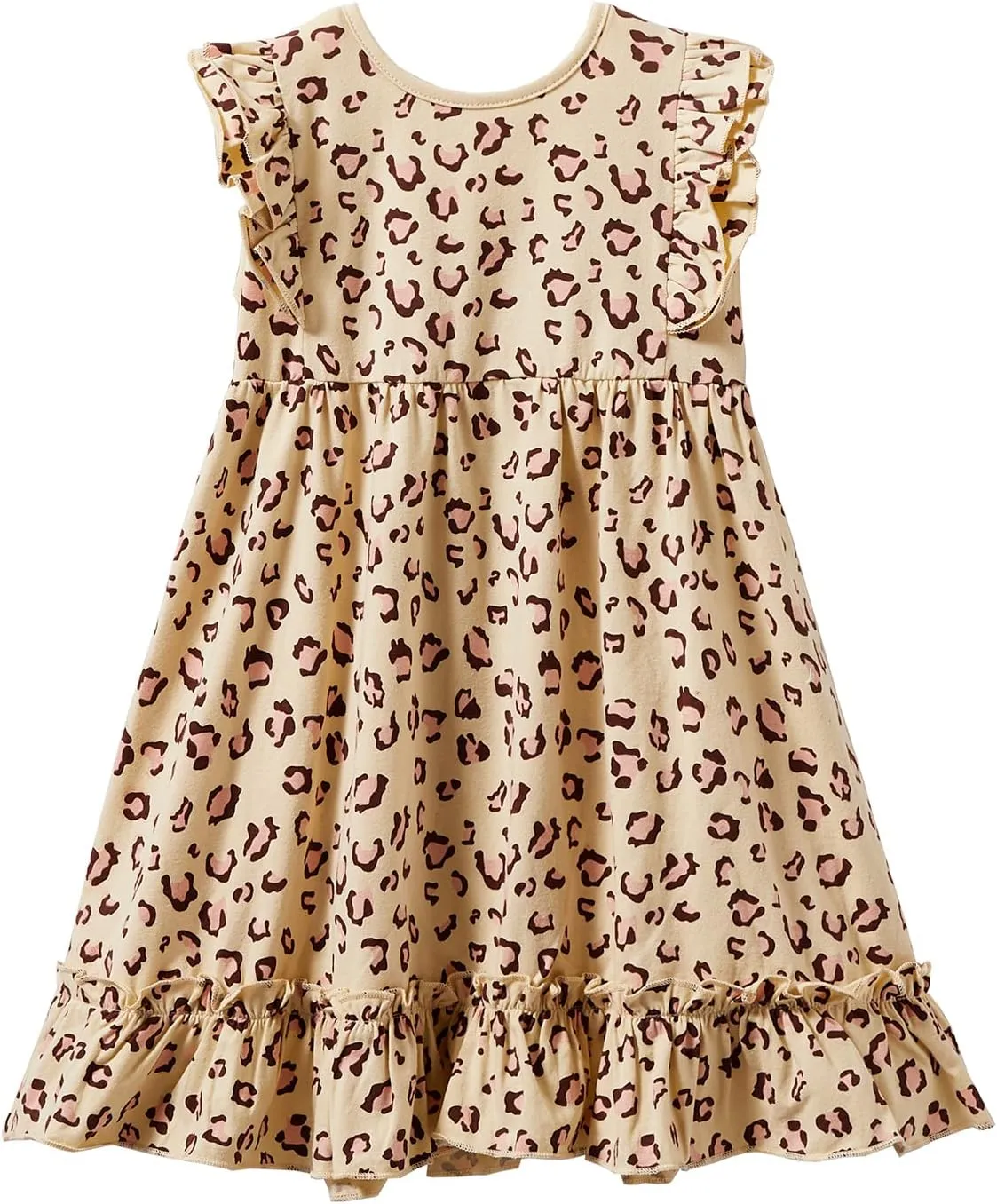 Mud Kingdom Girls Dress 4th of July Cute Independence Day American Flag Ruffle Sleeve Summer Holiday