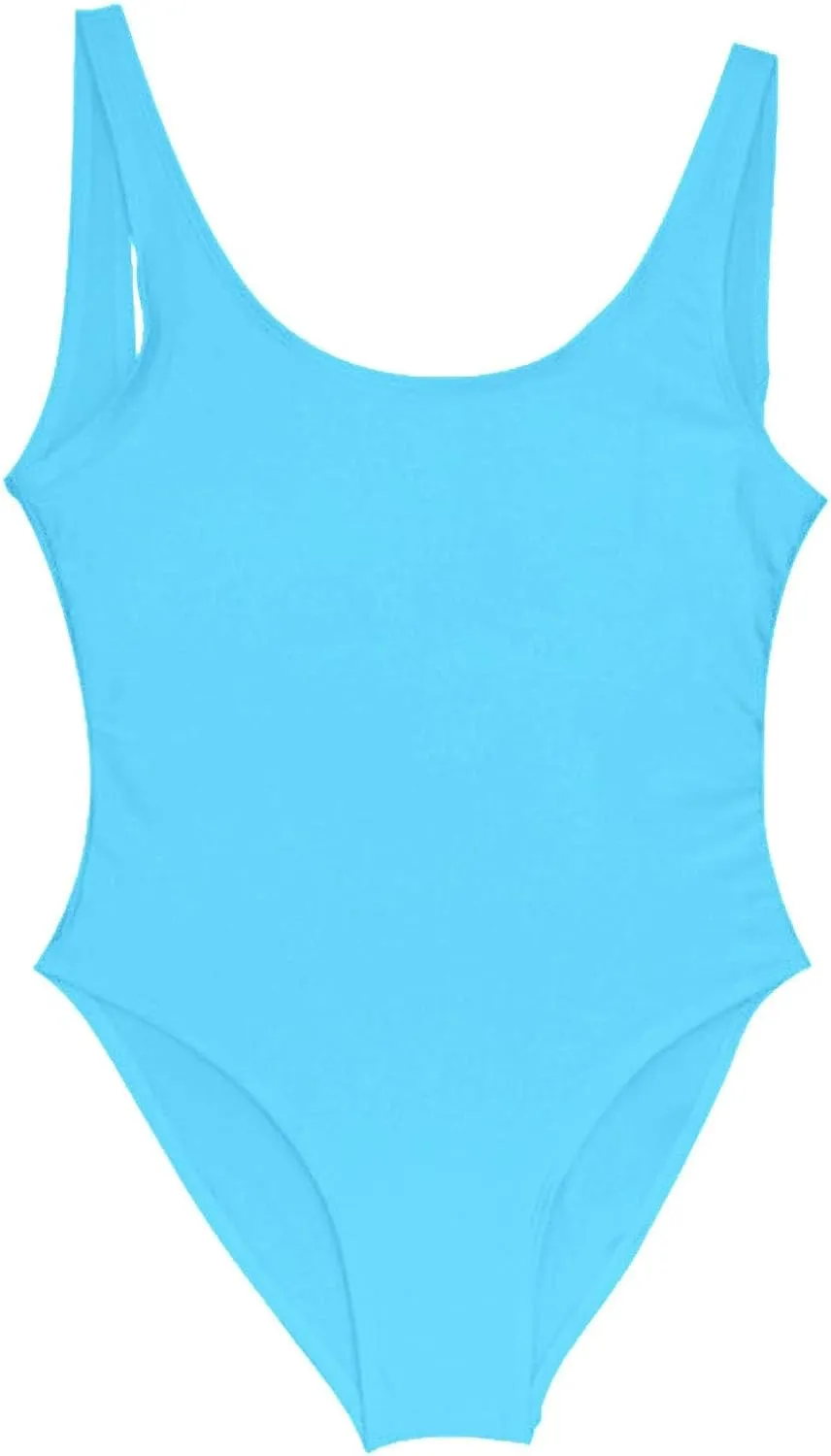 One Piece Swimsuit for Women Tummy Control Bodysuits Sexy Bikini Swimwear Bathing Sleeveless Backless Swimsuits