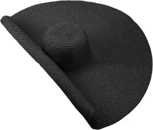 Oversized Beach Straw Hat for Women Large Wide Brim Visor Hats Floppy Foldable Roll up Cap Summer UV Protection Cap