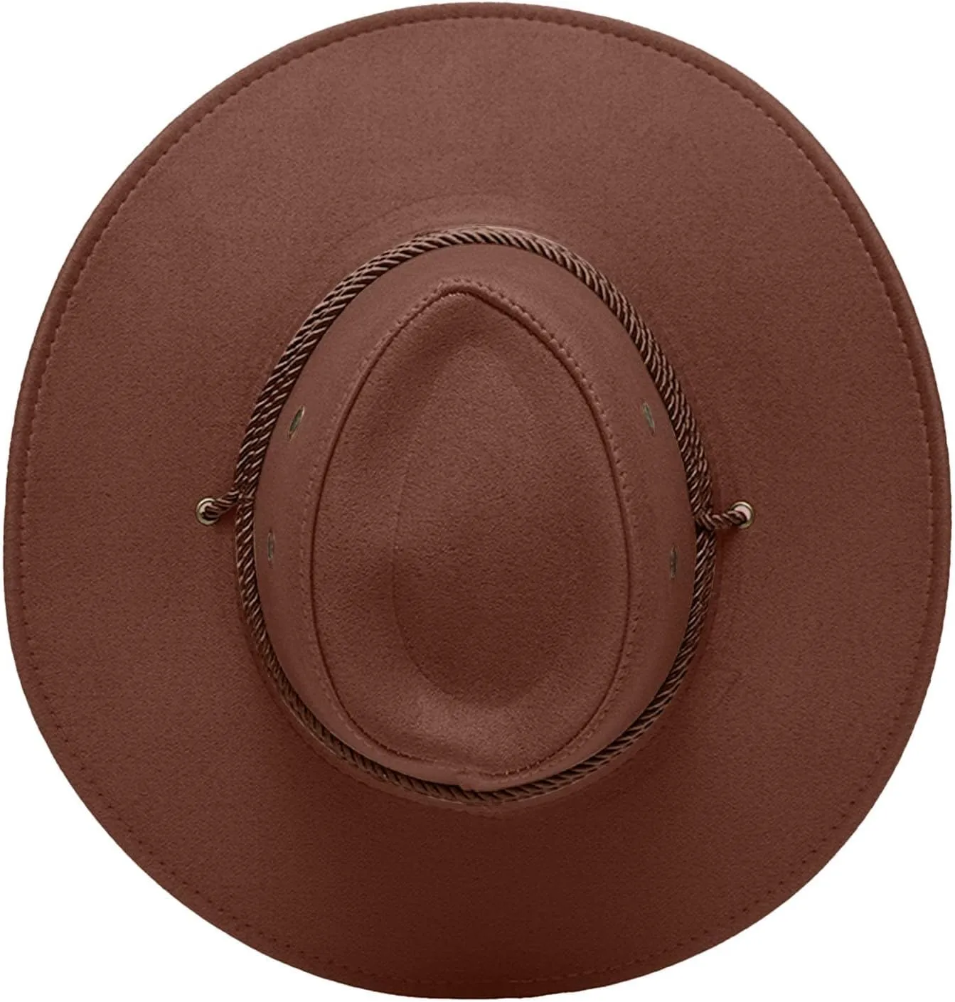 Panama Hat Men Women Wide Brim UV Protection UPF 50  Caps Adjustable Cowboy Hats with Chin Cord Retro Felt Caps Womens Mens