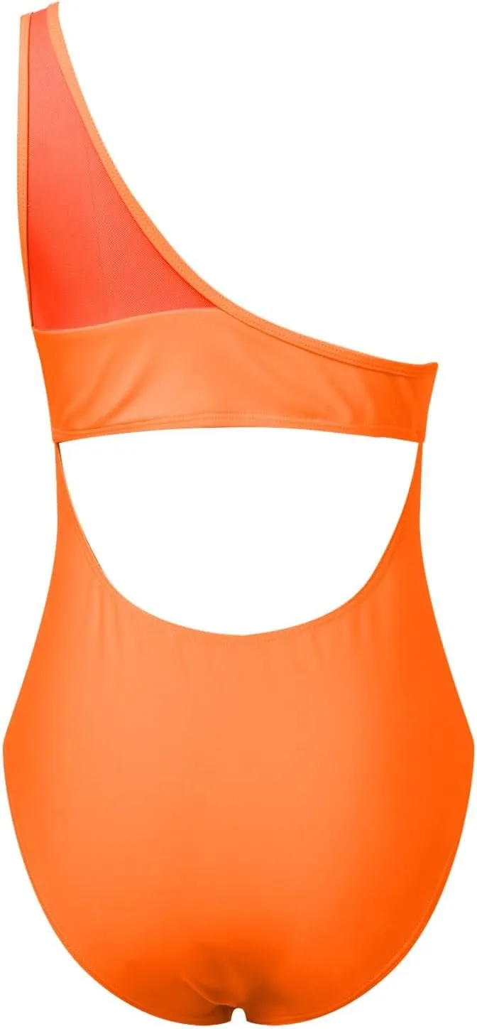 PTOLOCIF Sexy One Piece Swimsuit for Women Ruched High Cut Swimsuit Tummy Control Bathing Suit Monokini One-Piece Swimwear