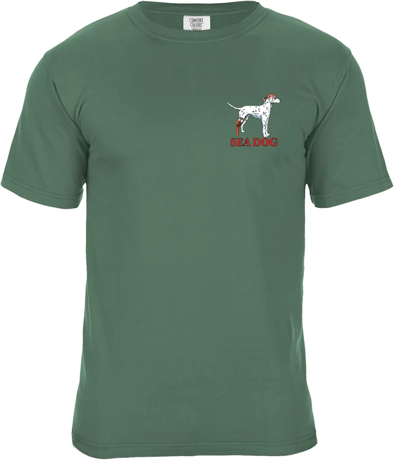 SEA DOG Vintage Graphic T-Shirt Garment Dyed 100% Ringspun Cotton, Relaxed Fit, Pre-Shrunk, Printed in USA - Vintage Bones