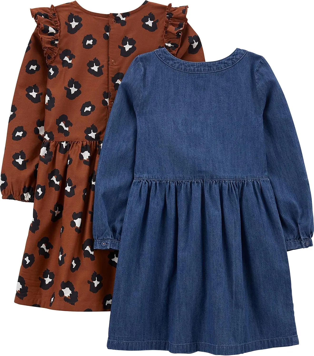 Simple Joys by Carter's Girls' 2-Pack Long-Sleeve Dress Set