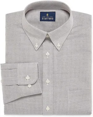 Stafford Travel Wrinkle-Free Stretch Oxford Long-Sleeve Dress Shirt Extra Tall