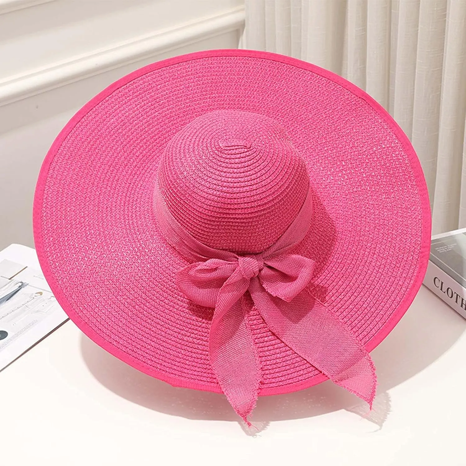 Sun Hat Womens Wide Brim Foldable Straw Hats Beach Sun Hats for Women Floppy Summer Hats UPF 50 