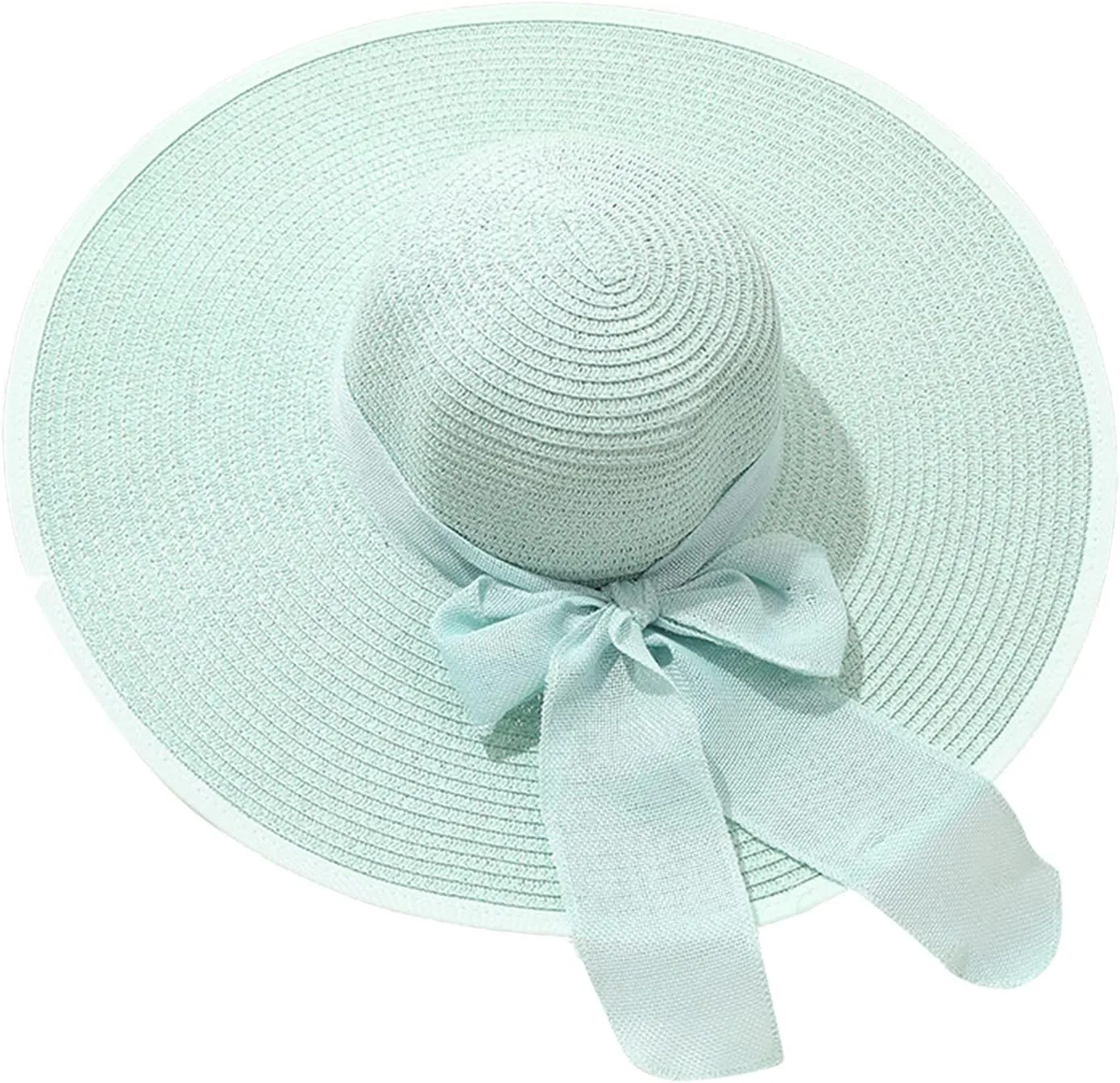 Sun Hat Womens Wide Brim Foldable Straw Hats Beach Sun Hats for Women Floppy Summer Hats UPF 50 