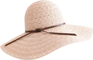 Sun Hats for Women Lightweight Foldable Summer Beach Sun Hat Flower Tea Party Fashionable Wide Brim Bucket Hats