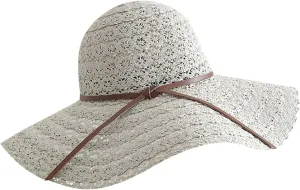 Sun Hats for Women Lightweight Foldable Summer Beach Sun Hat Flower Tea Party Fashionable Wide Brim Bucket Hats