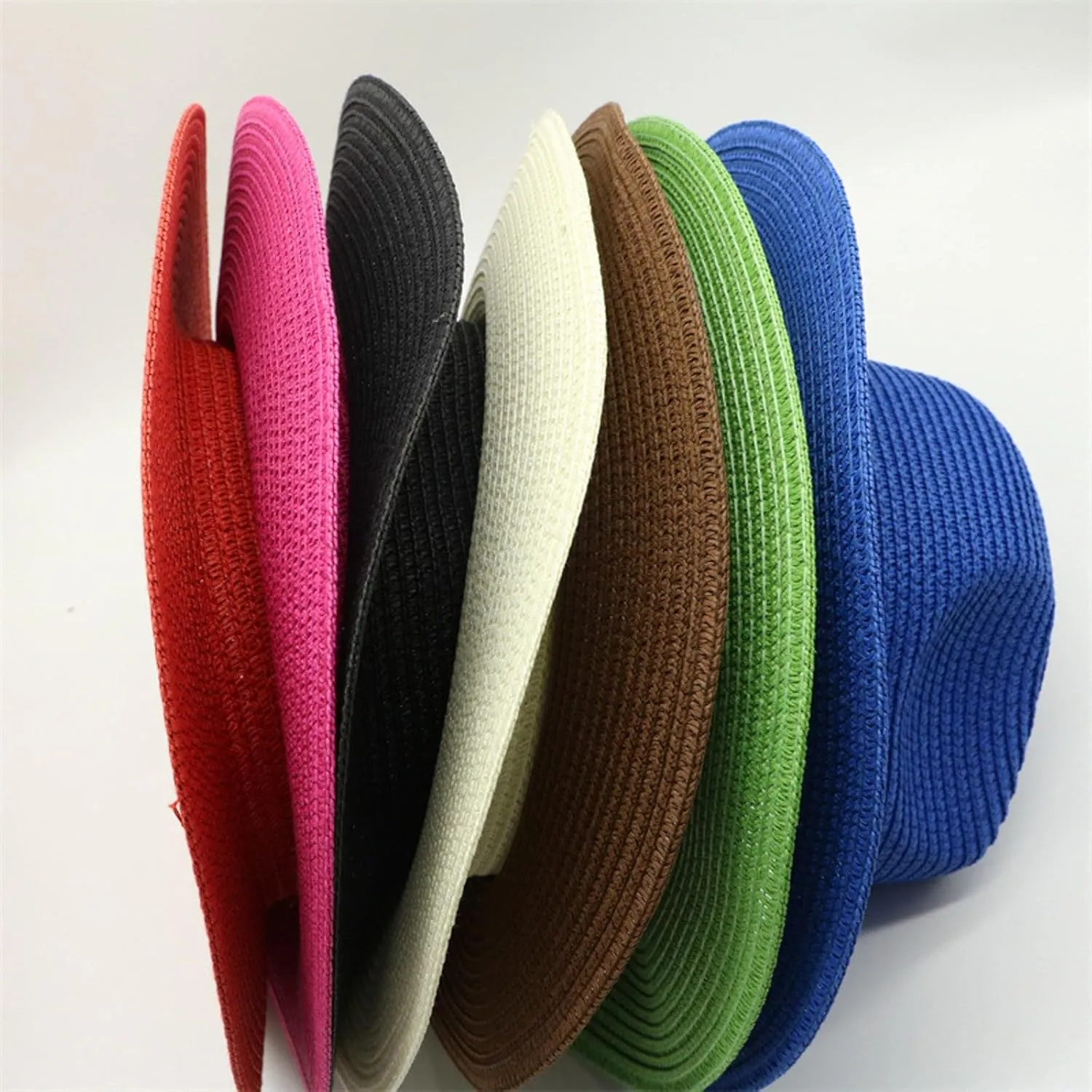 Sun Hats for Women Wide Brim Straw Hat Summer Panama Hats UV Protection Beach Sunhat Packable Bucket Hat