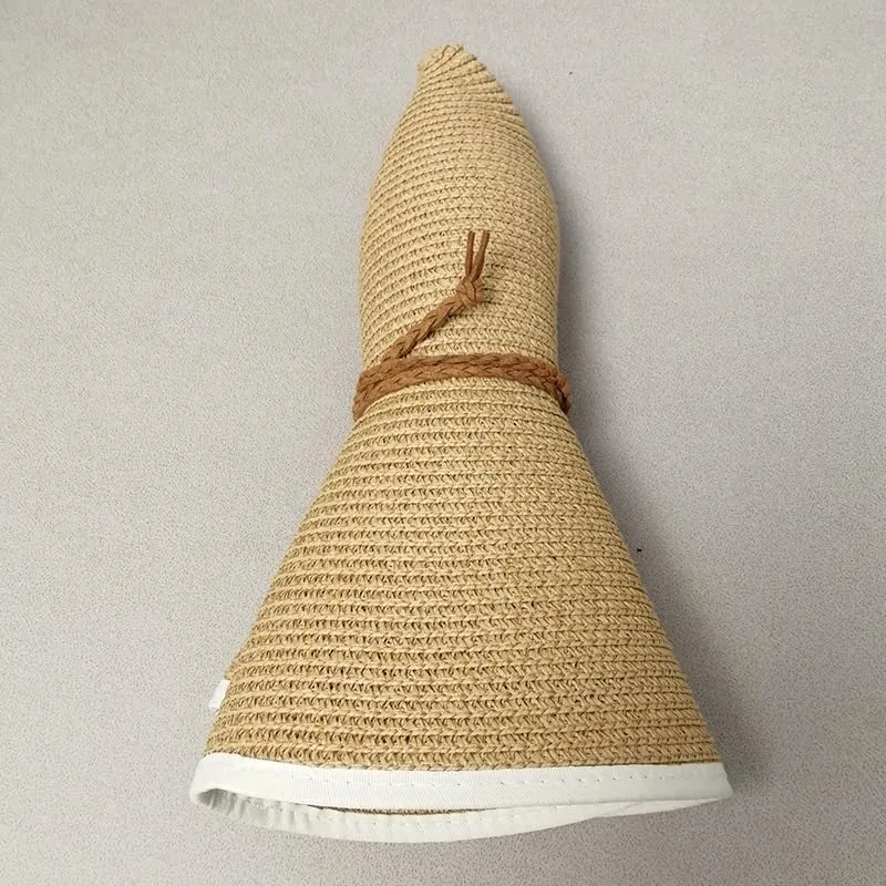 Sun Hats for Women Wide Brim Sun Protection Floppy Straw Hats UV Protection Hats Foldable Summer Beach Hats