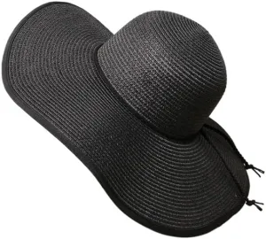 Sun Hats for Women Wide Brim Sun Protection Floppy Straw Hats UV Protection Hats Foldable Summer Beach Hats