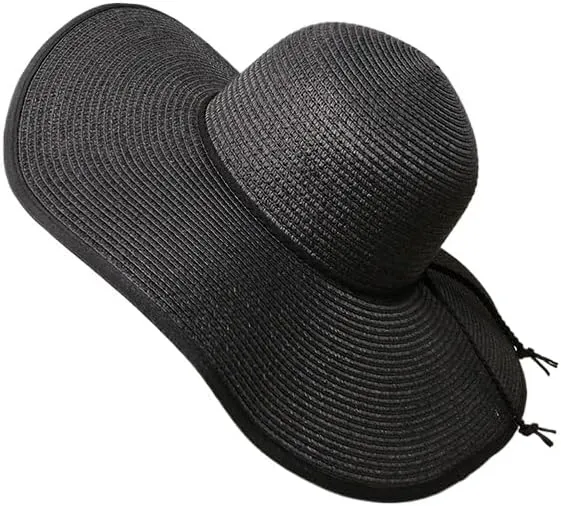 Sun Hats for Women Wide Brim Sun Protection Floppy Straw Hats UV Protection Hats Foldable Summer Beach Hats