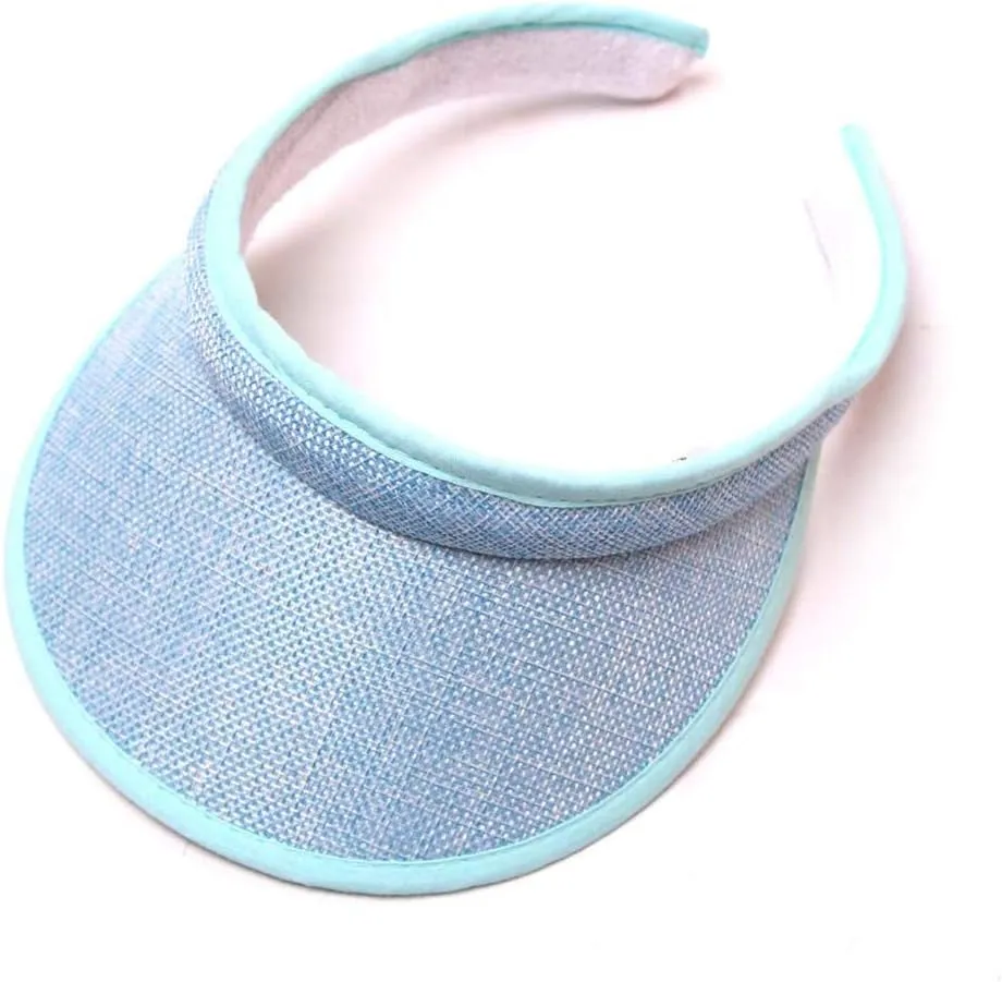 Sun Visor Hats for Women Summer Hat Sun Beach Hat No Headache Visor with Large Brim Ladies Sun Protection Visor Cap